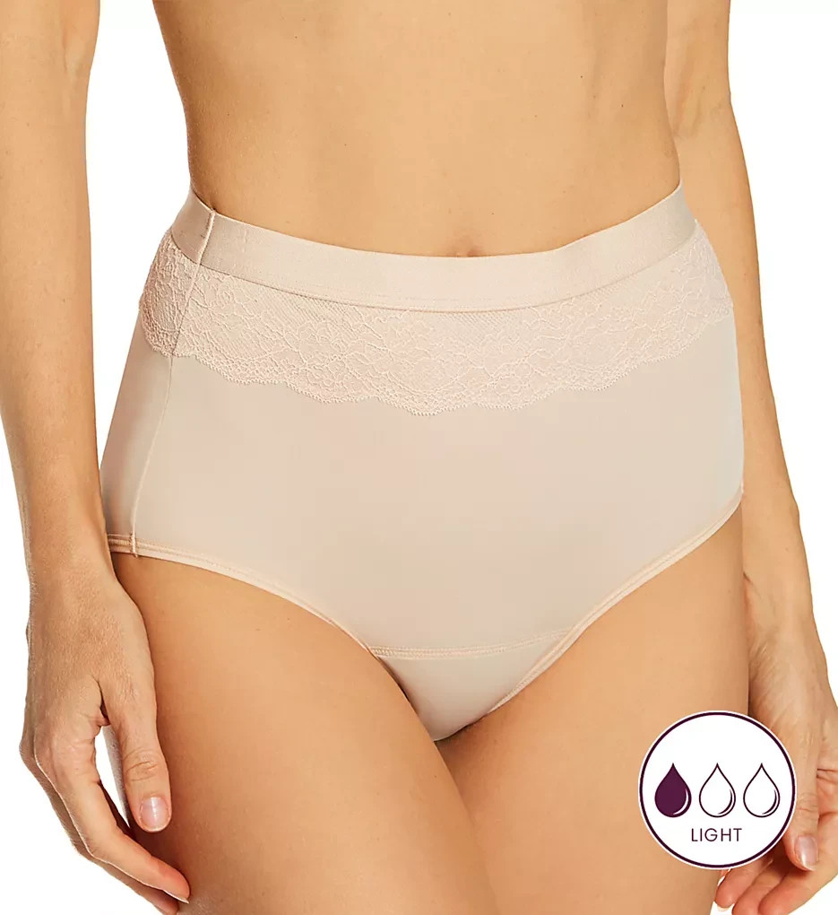 Bali Beautifully Confident Light Leak &Period Protection Brief Nude Size XL 1014