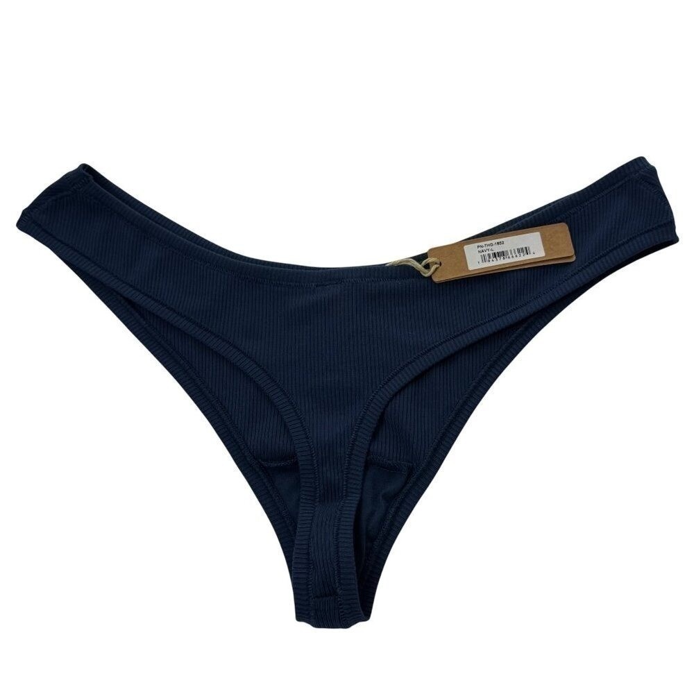 SKIMS Soft Lounge Dipped Thong Team USA Lot of 2 Navy Sienna Large