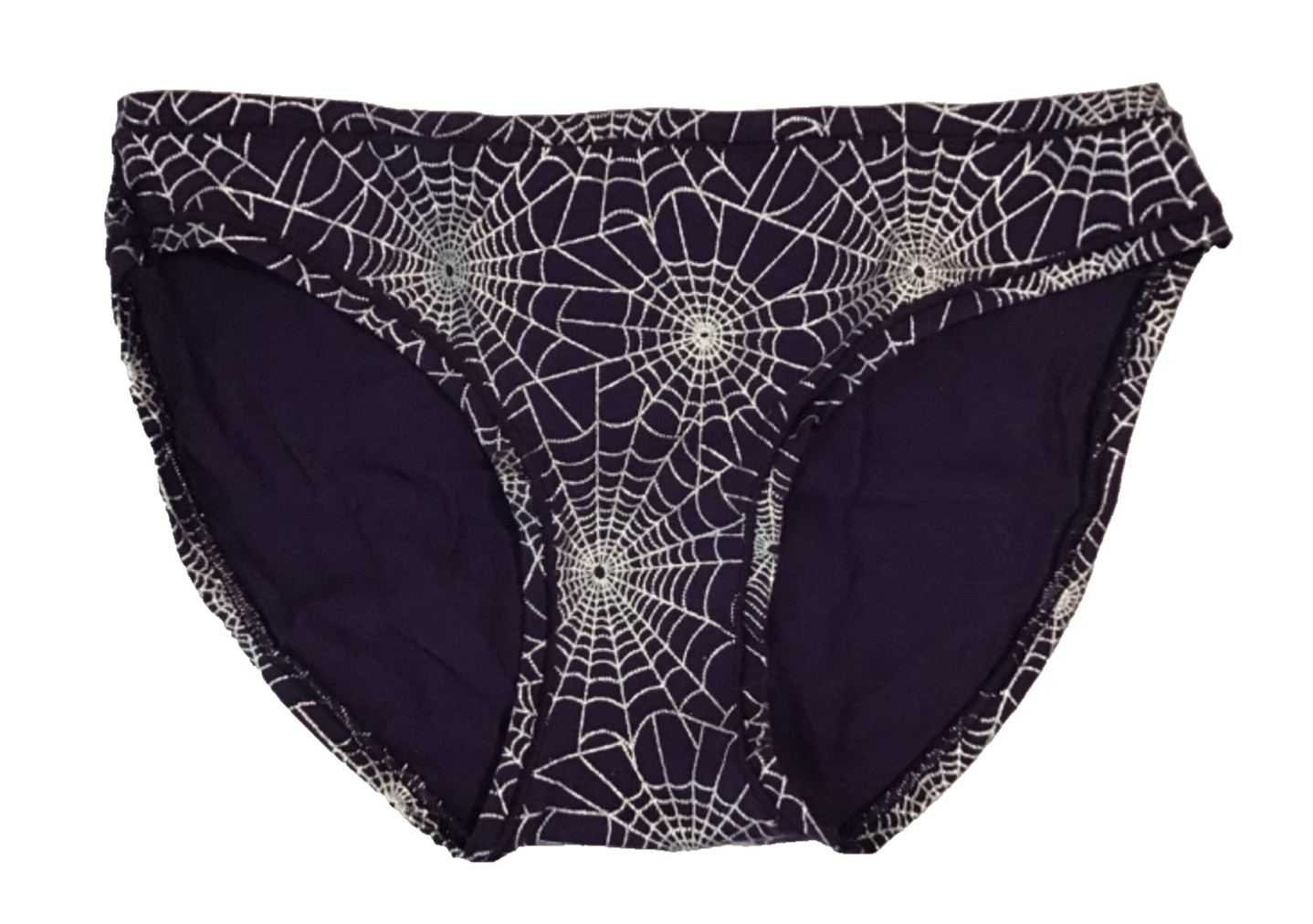 Victoria’s Secret Women’s Bikini Bikini Panties XS Plumb w/ Foil Web Pattern NEW