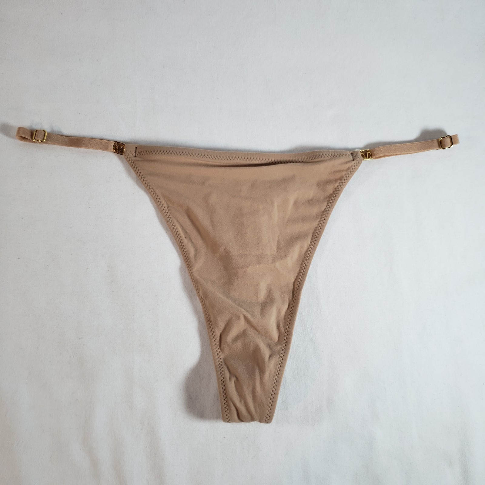Victoria’s Secret Smooth Adjustable String Panty Thong Logo Hardware
