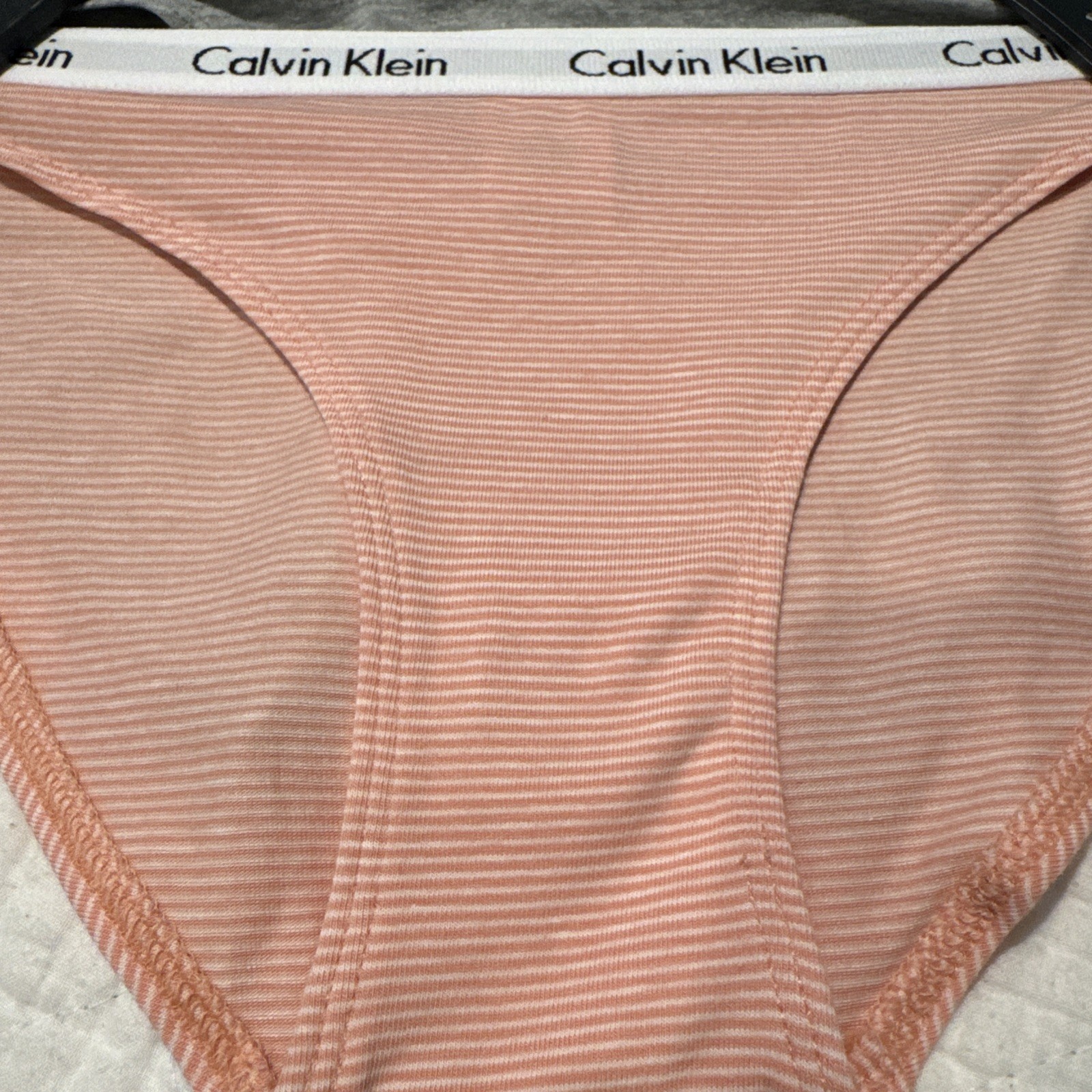 WOMENS CALVIN KLEIN BIKINI UNDERWEAR 3 PAIR GRAY PINK BLACK SIZE SMALL