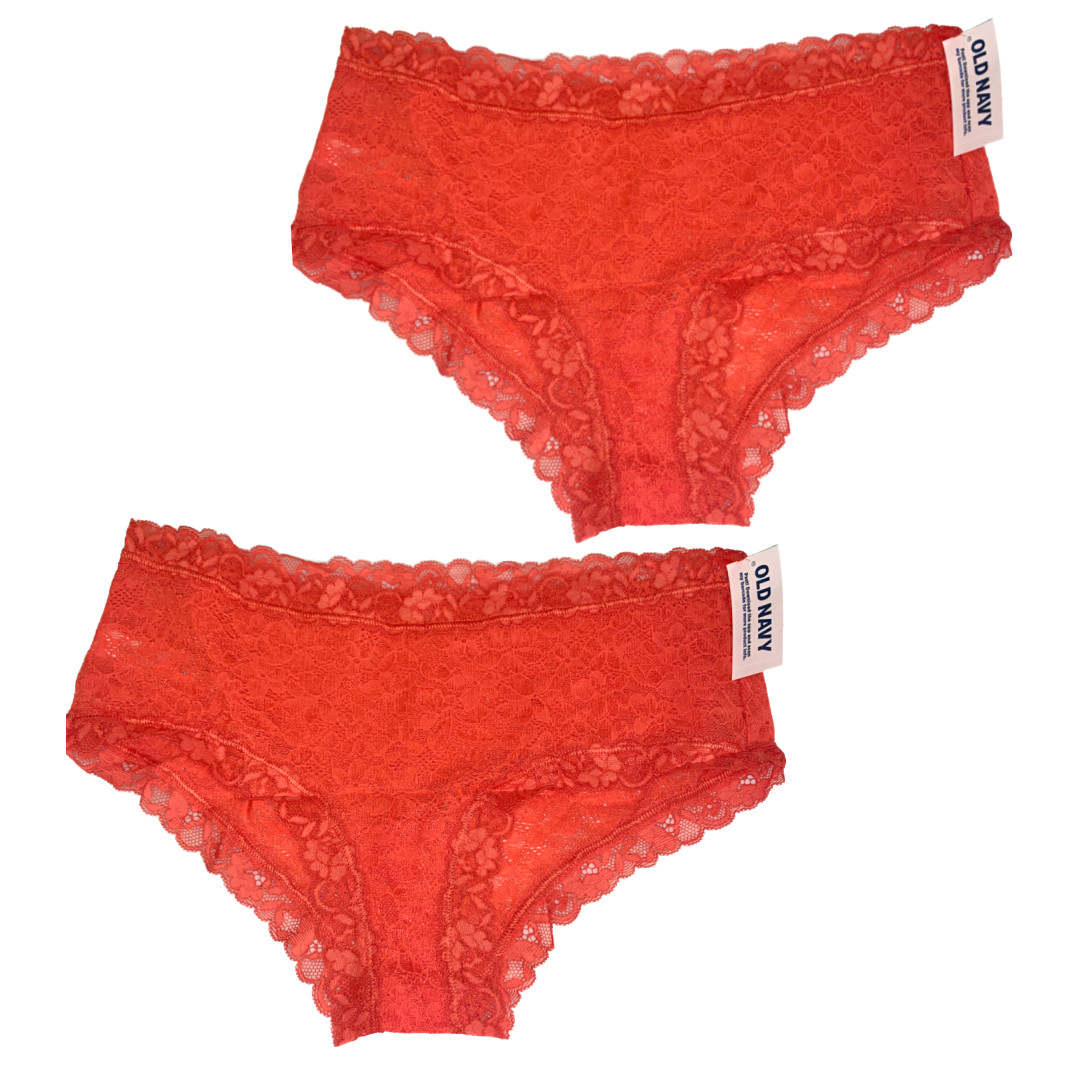 Low-Rise Lace Hipster Panties Size Small (4/6) Lave Color Lingerie Underwear NEW