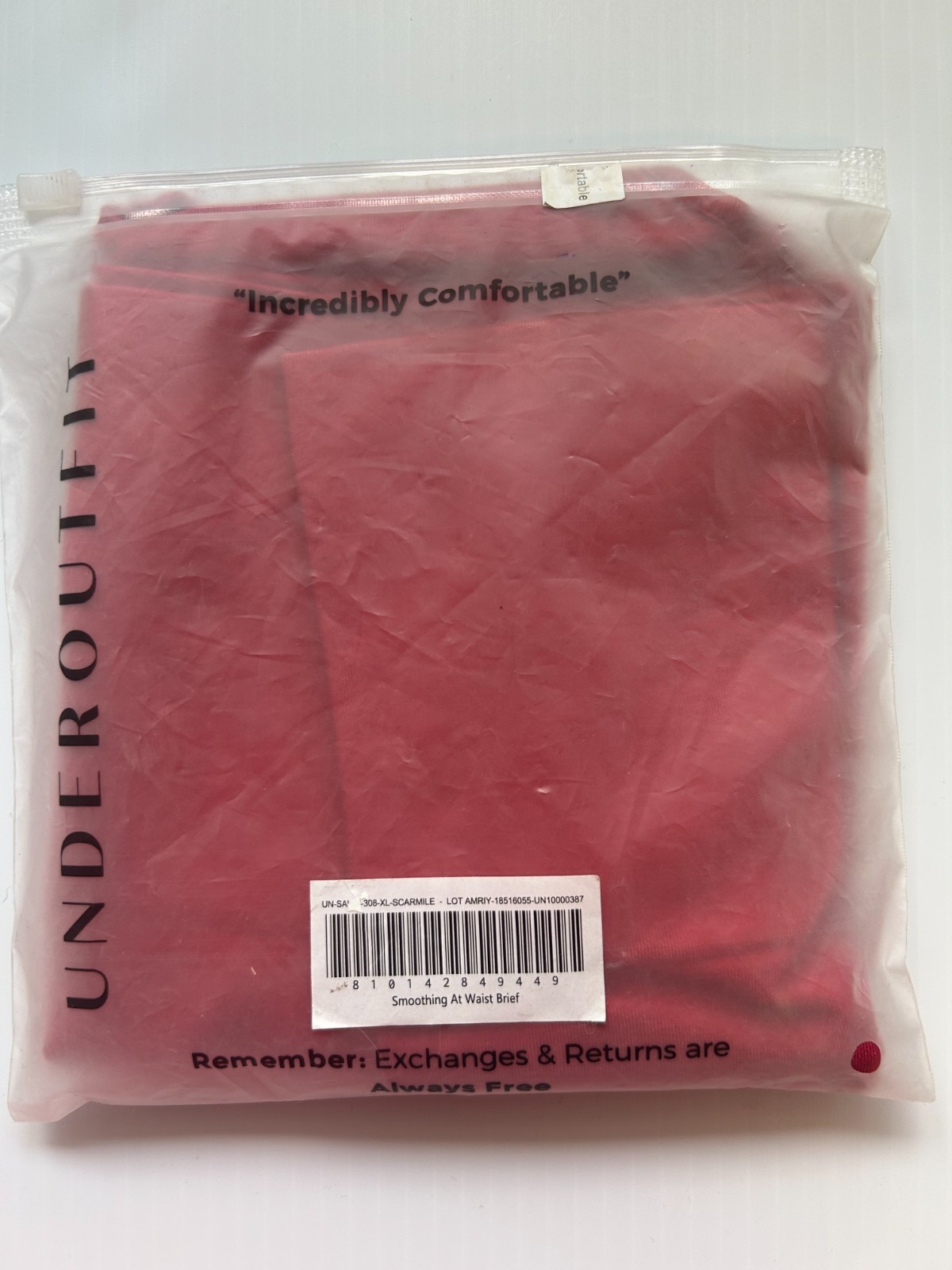 UNDEROUTFIT Smoothing at Waste Brief Scarmile (Deep Red) XL Style #308 Sold Out