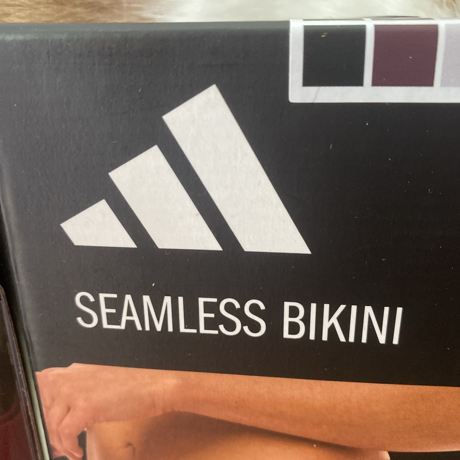 Adidas Woman’s 4 Pack 2 boxes Seamless Bikini Flexible 4 Way Stretch -MEDIUM