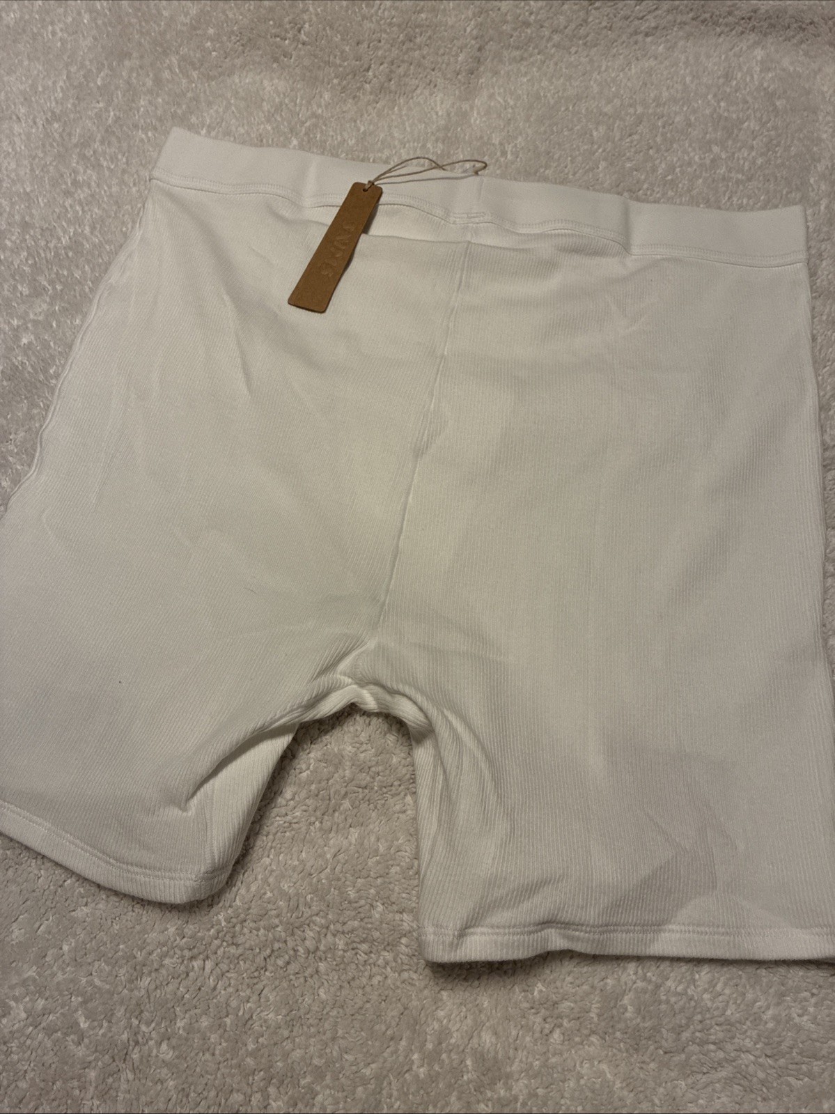 SKIMS Soft Lounge Boxer Short Team USA White XL