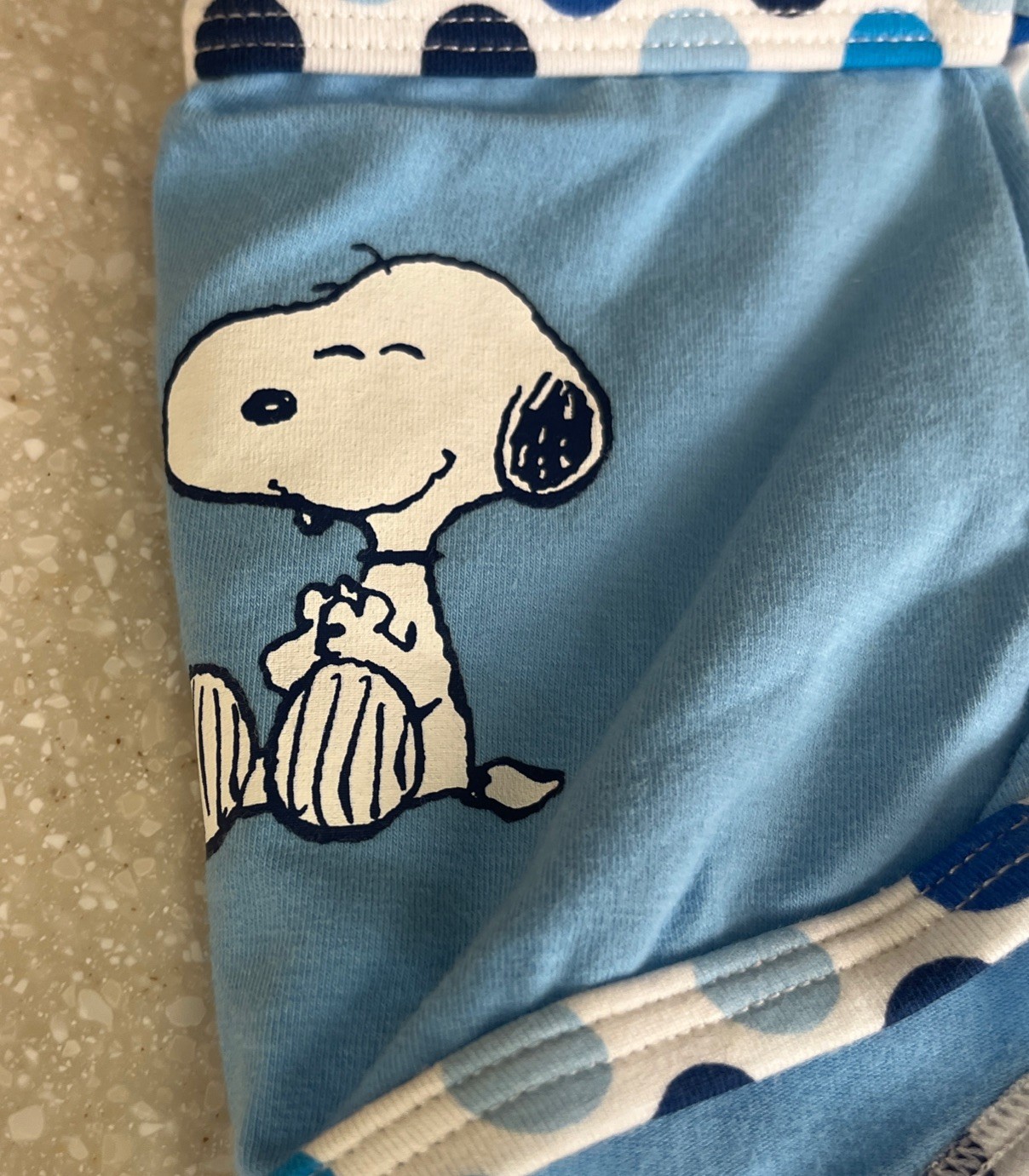 PEANUTS Snoopy 2 Pk Size 10 Blue & Single Size 8 Yellow/orange Panties