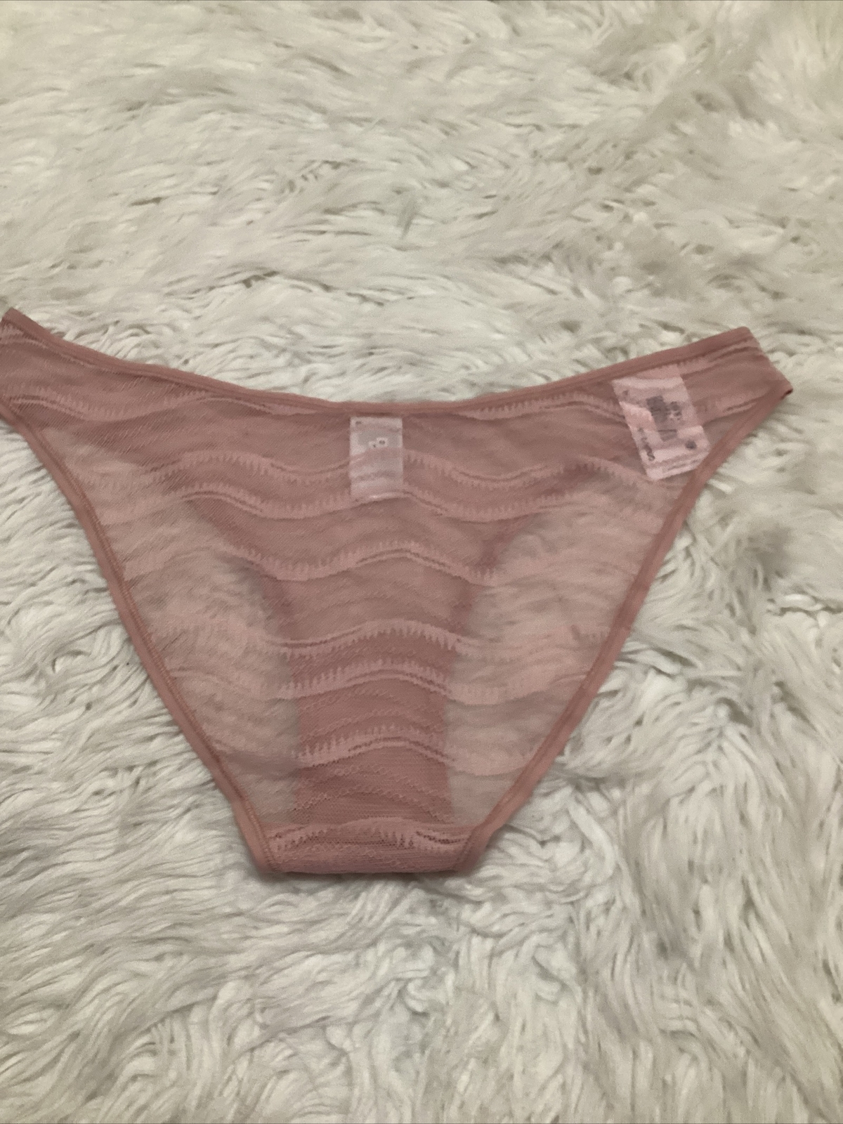 Calvin Klein Sz S. Women’s Underwear Allover Lace Bikini QD3972-631 Pink $15
