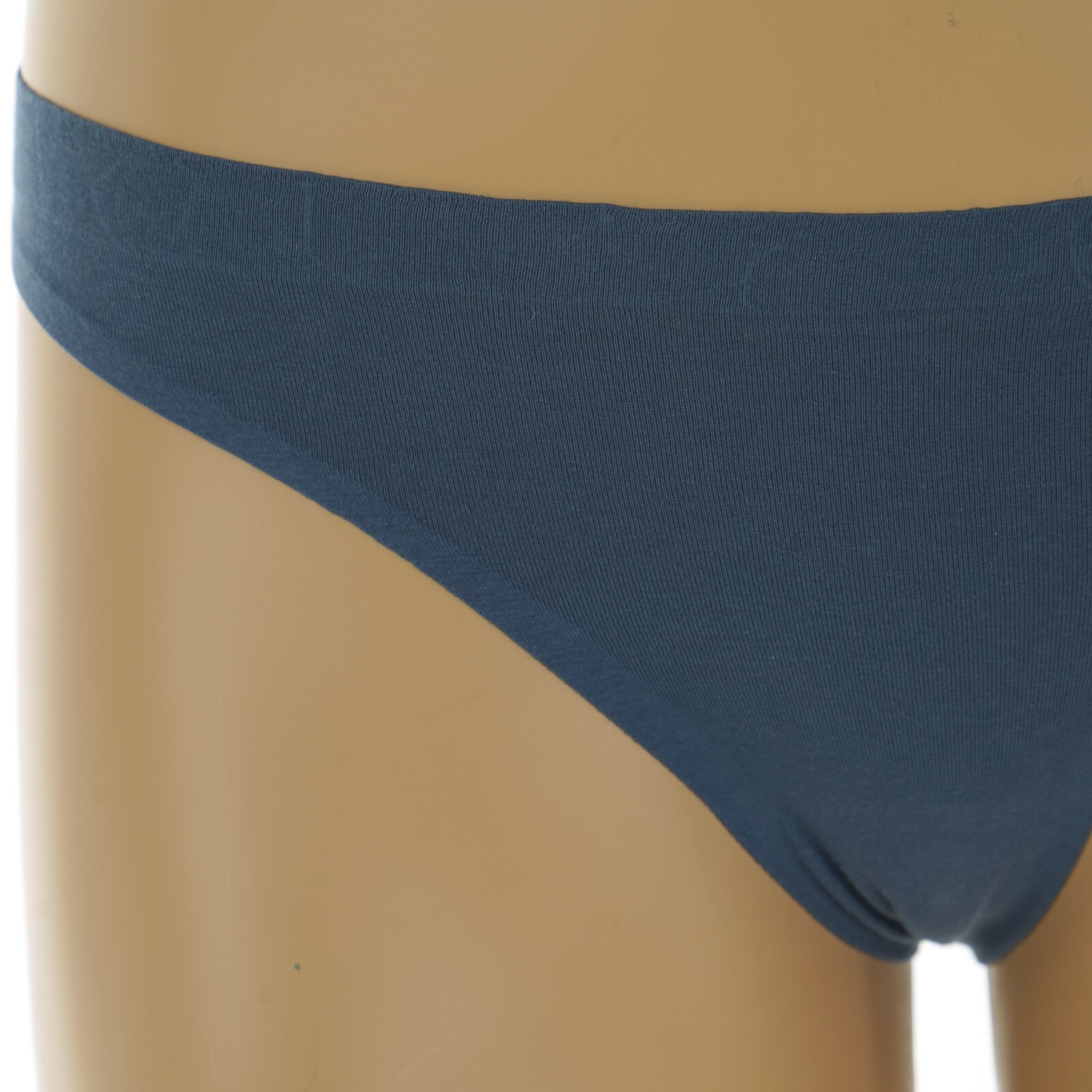 SO INTIMATES Junior’s Size 11-13 LARGE Bonded Cotton GRAY THONG Panties SO83-005