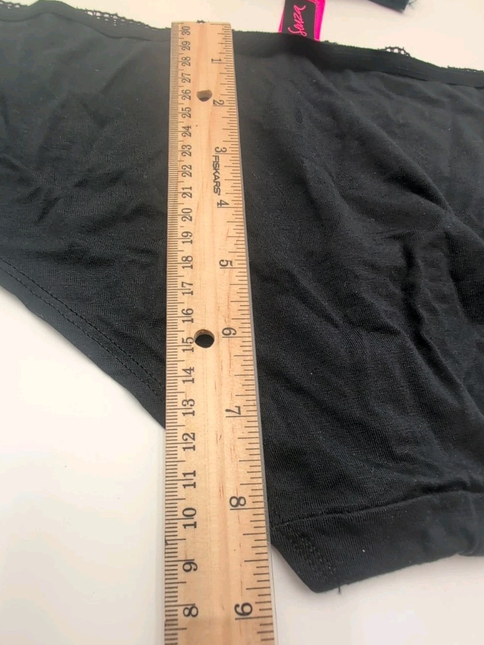 NWT LA SENZA Modal Cotton Purple Black Dark Teal underwear Hipsters SZ L (Read)