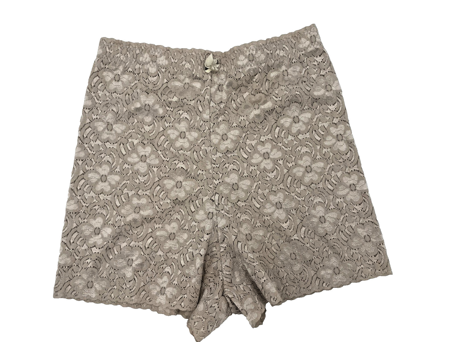 Vtg NWOT Full Lace Boy Shorts Lingerie Vintage Blush Pink Panties Sz M?