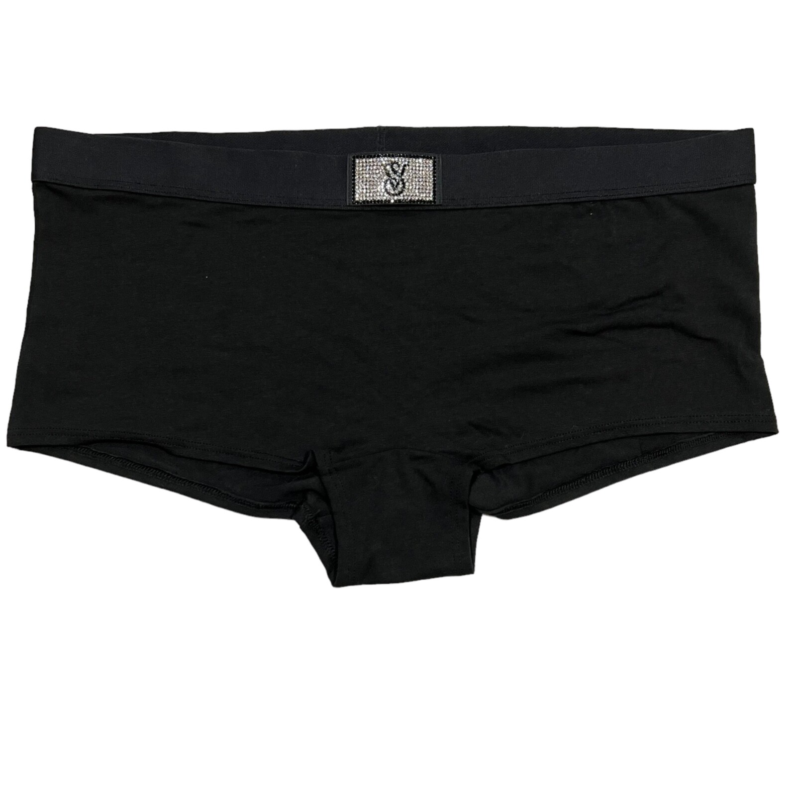 NWT VICTORIA’S SECRET Shortie Pantie Sz S-M-L-XL Black Bling