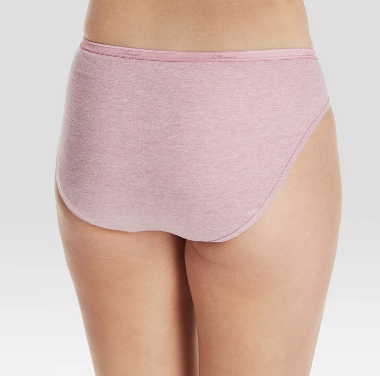 Hanes Women Hi Cut Panties 100% Cotton Hi Cut Regular & Plus Size