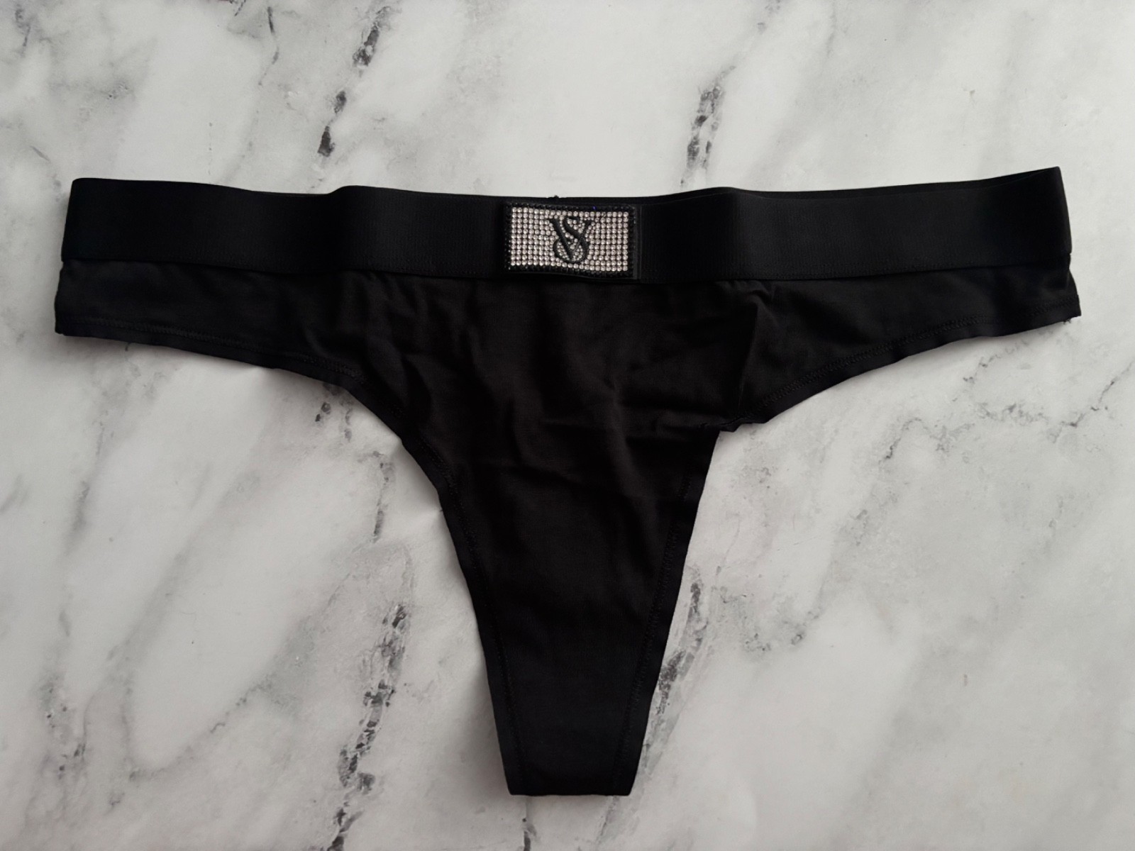 Victoria’s Secret Thong Panty Logo Shine VS Patch Pick Color Size S M L XL XXL