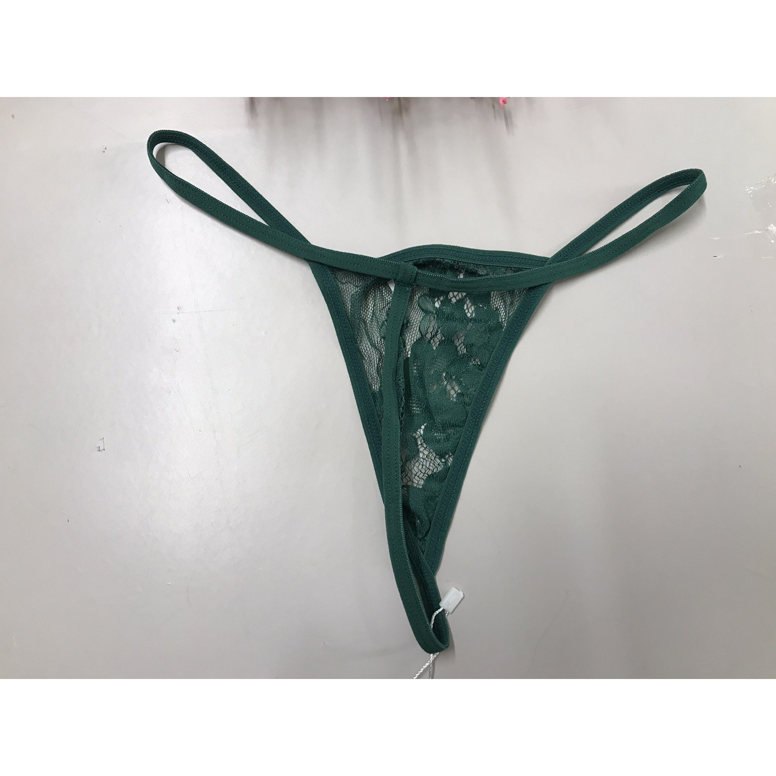 Women’s Avidlove Dark Green Lace String Thong Panty Sz Smalll (New)