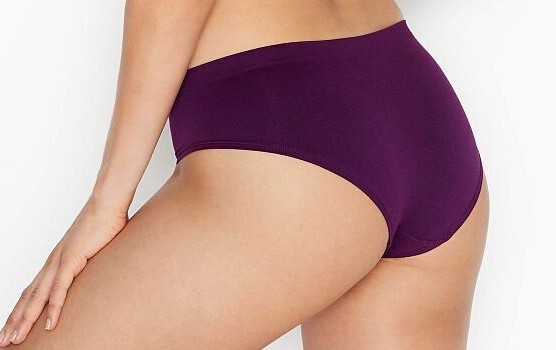 XXL Purple Grape Raspberry SeamlessLOGO Victorias Secret Hipster Hiphugger Panty