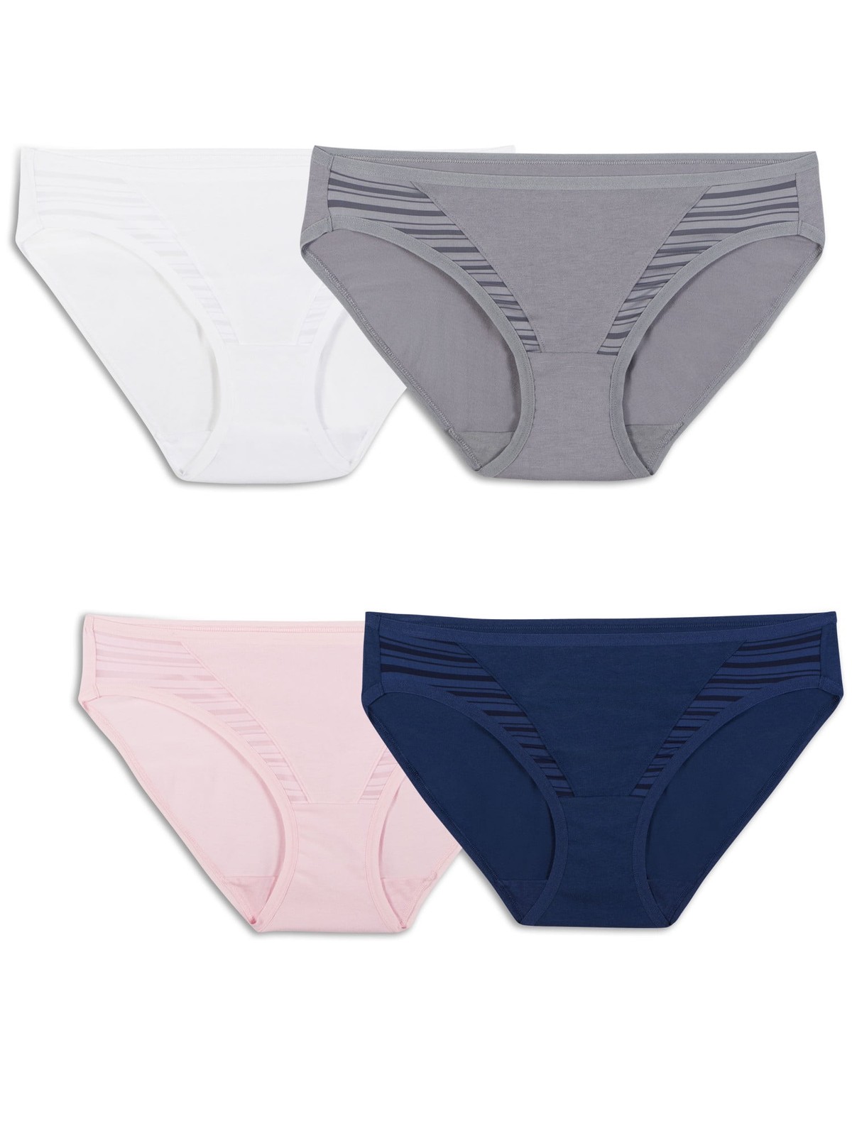 Fruit of the Loom Womens Coolblend Bikini Underwear Tagless Panties Multipack