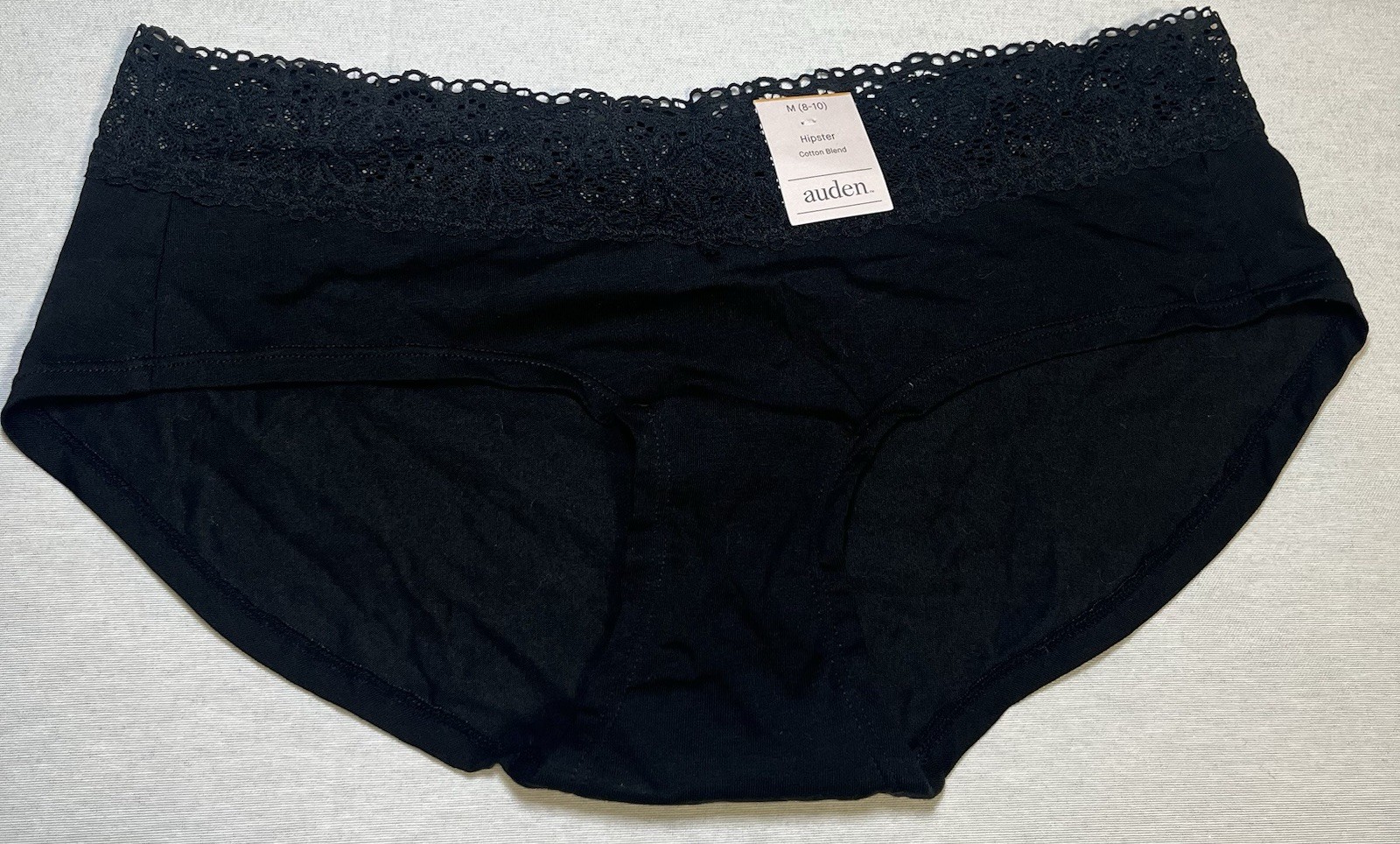 NWT Lot Of 6 Auden Panties Set Assorted Styles/colors Size Medium Cotton Blend