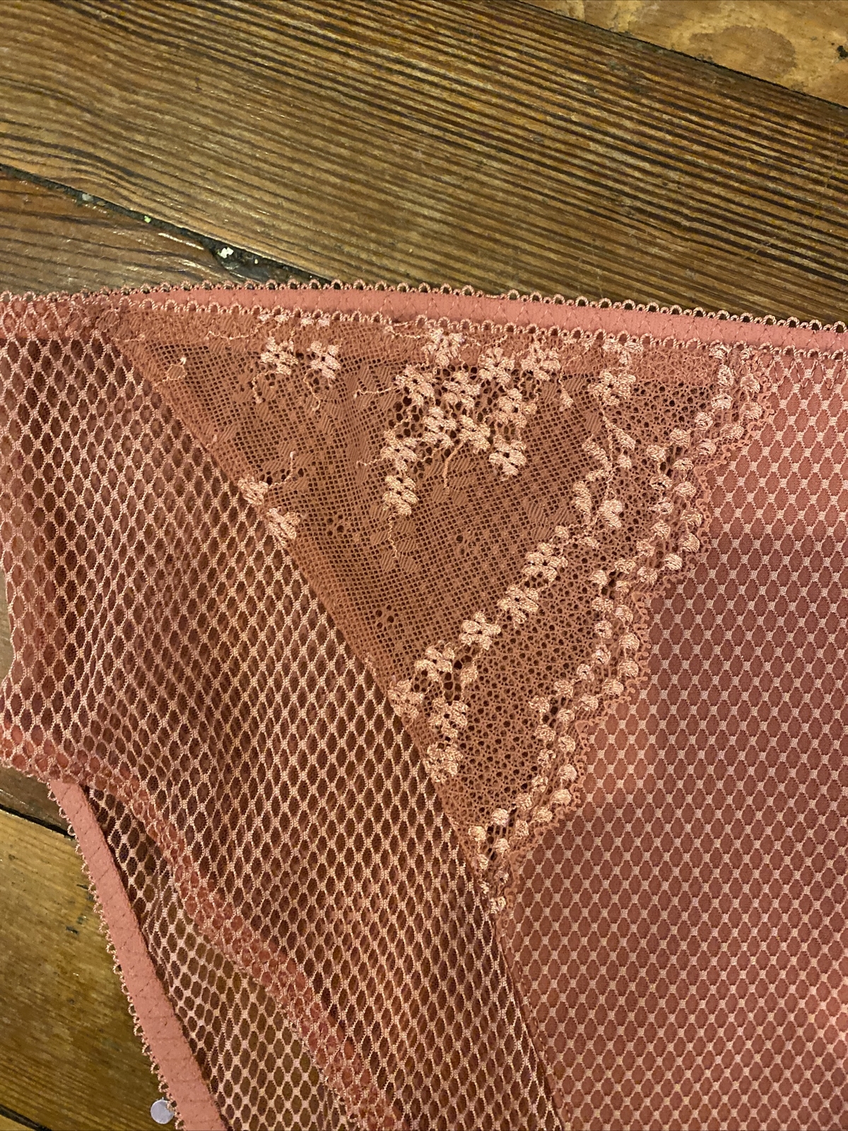 BNWT Elomi Charley Brief EL4386ROD Rosegold Size XL