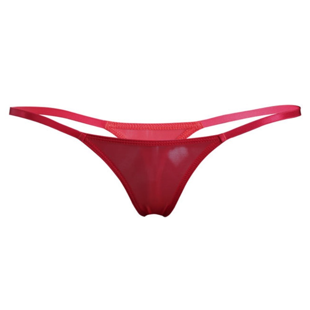Underwear Thong Womens Low Waist Panties See Though Sexy Solid Color 1pcs