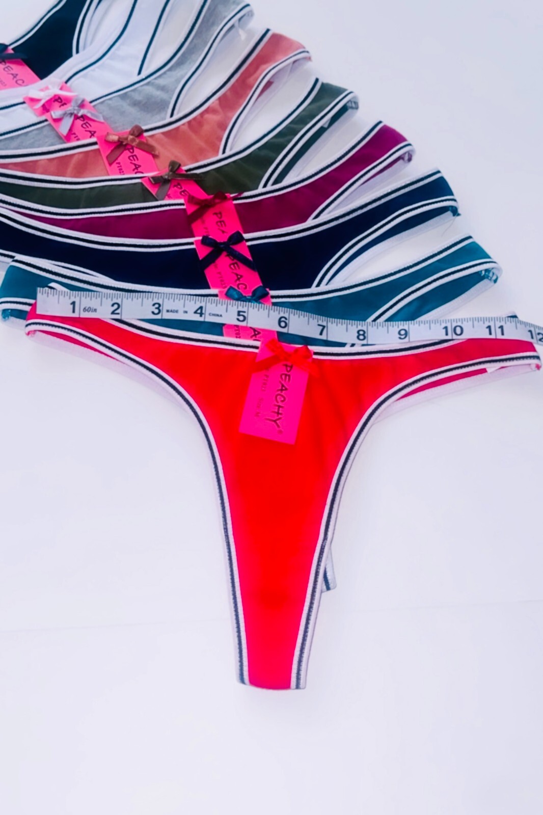 6 Packs Lot Womens Cotton Panties Thongs G-string Bikini Briefs T-back Underwear