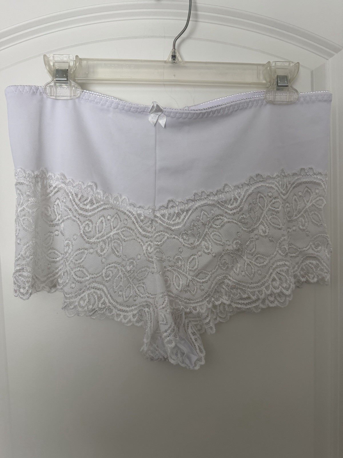 Sexy Ladies white lace and spandex hipsters size 3XL/10 NWOT