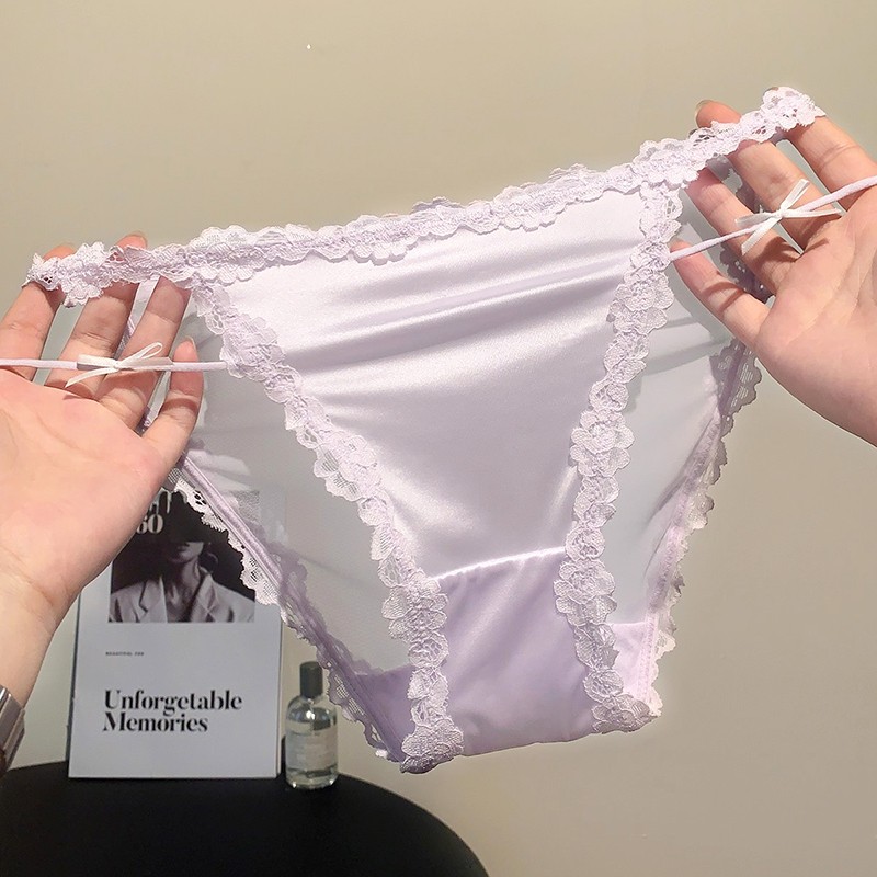 4 Pack Lot Sexy Ladies Womens Lace Panties Briefs See Through Underwear Lingerie