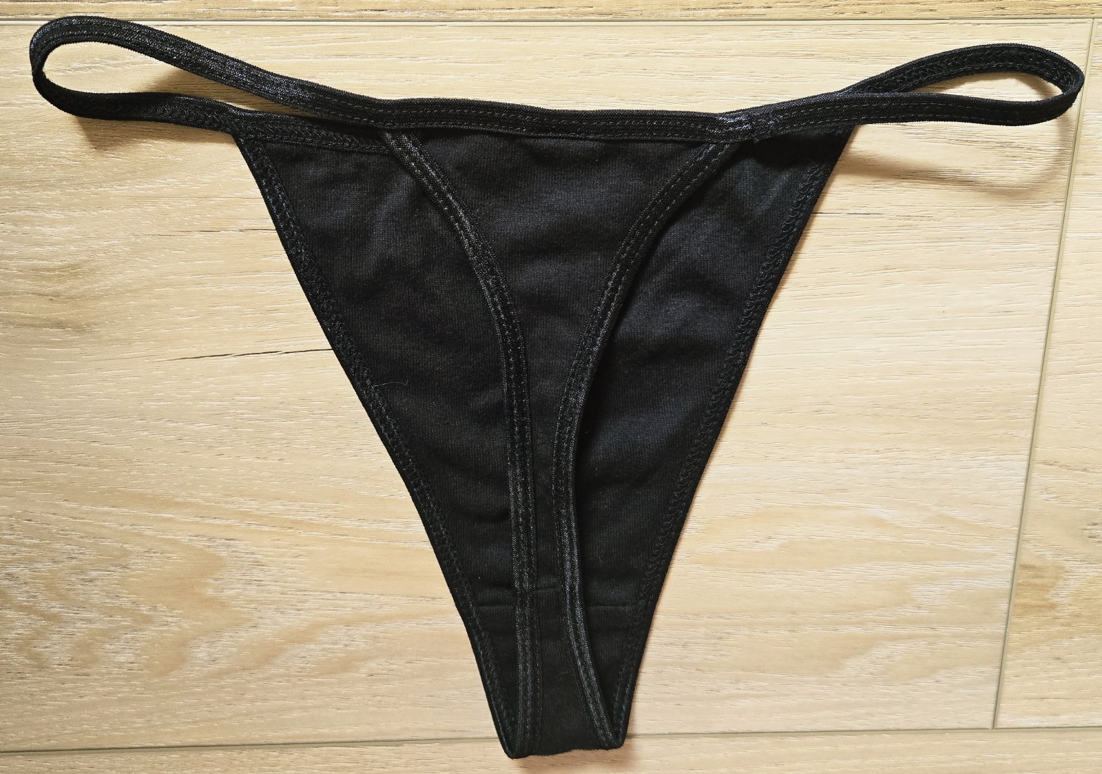 Coyote Ugly Las Vegas Black 100% Soft Cotton Thong String Panties S M L O/S USA