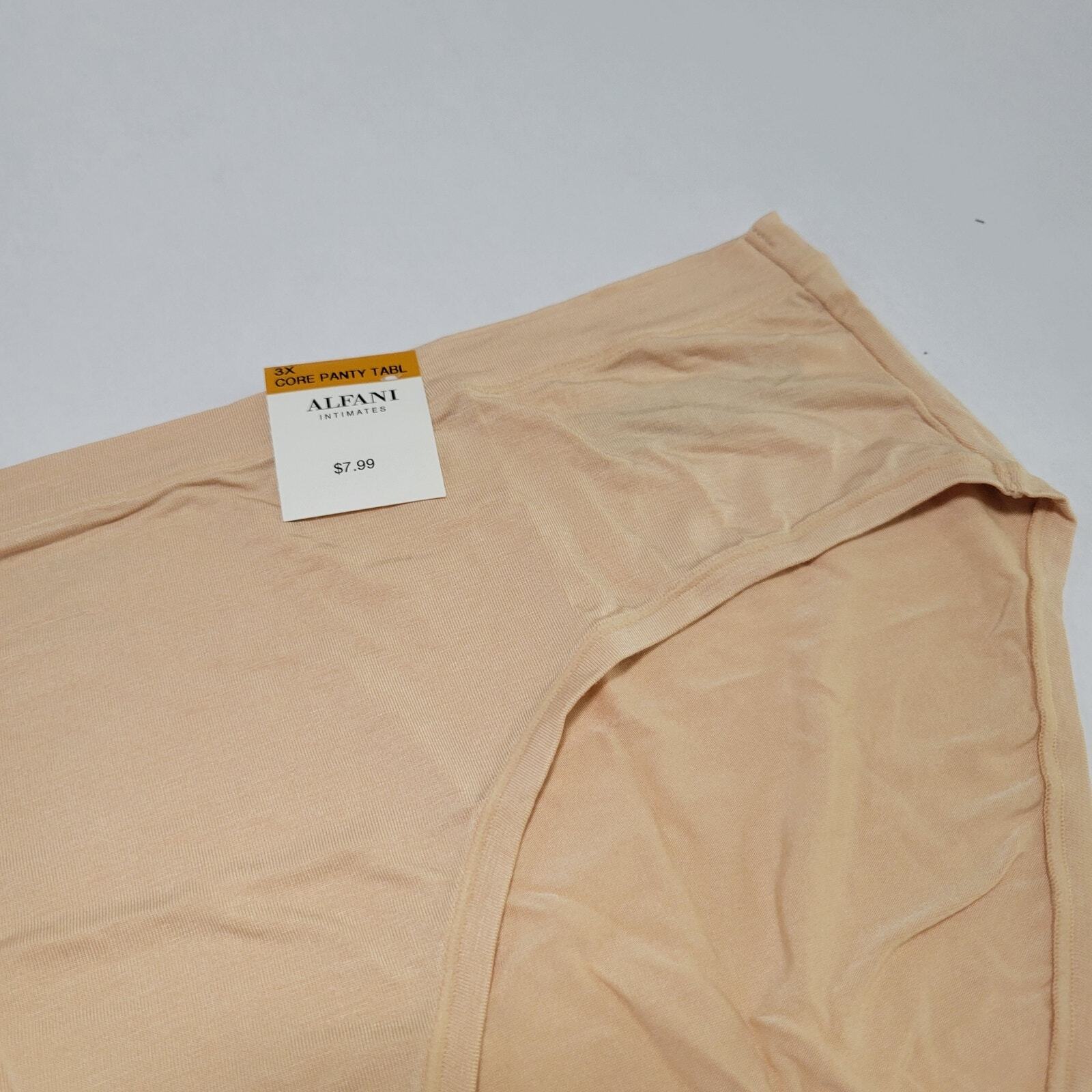 Alfani Ultra Soft Mix-and-Match Bikini Underwear Cream Ivory NWT Plus Size 3X