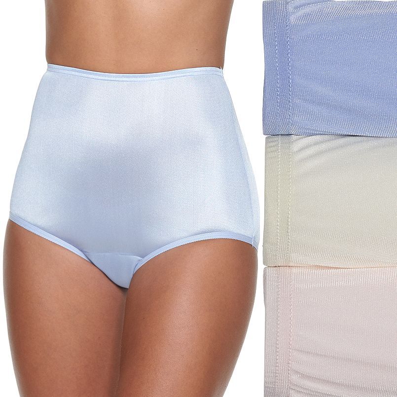 Vanity Fair Perfectly Ravissant 3-Pk Brief Panty Set 15711 Pastel Asst Sz.11/4XL