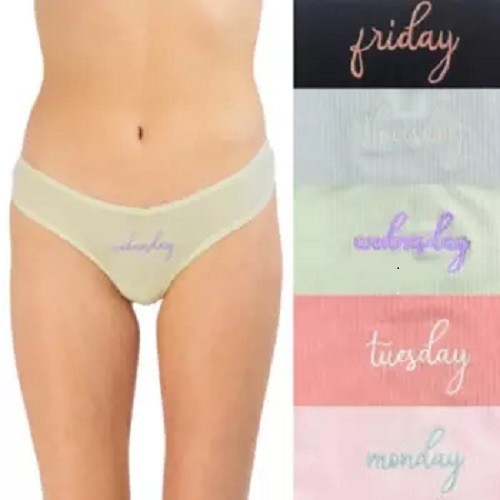 SO Intimates Hipster Pantie 5 Pack Style SO72-026P5 Size Large NWT Retail $30