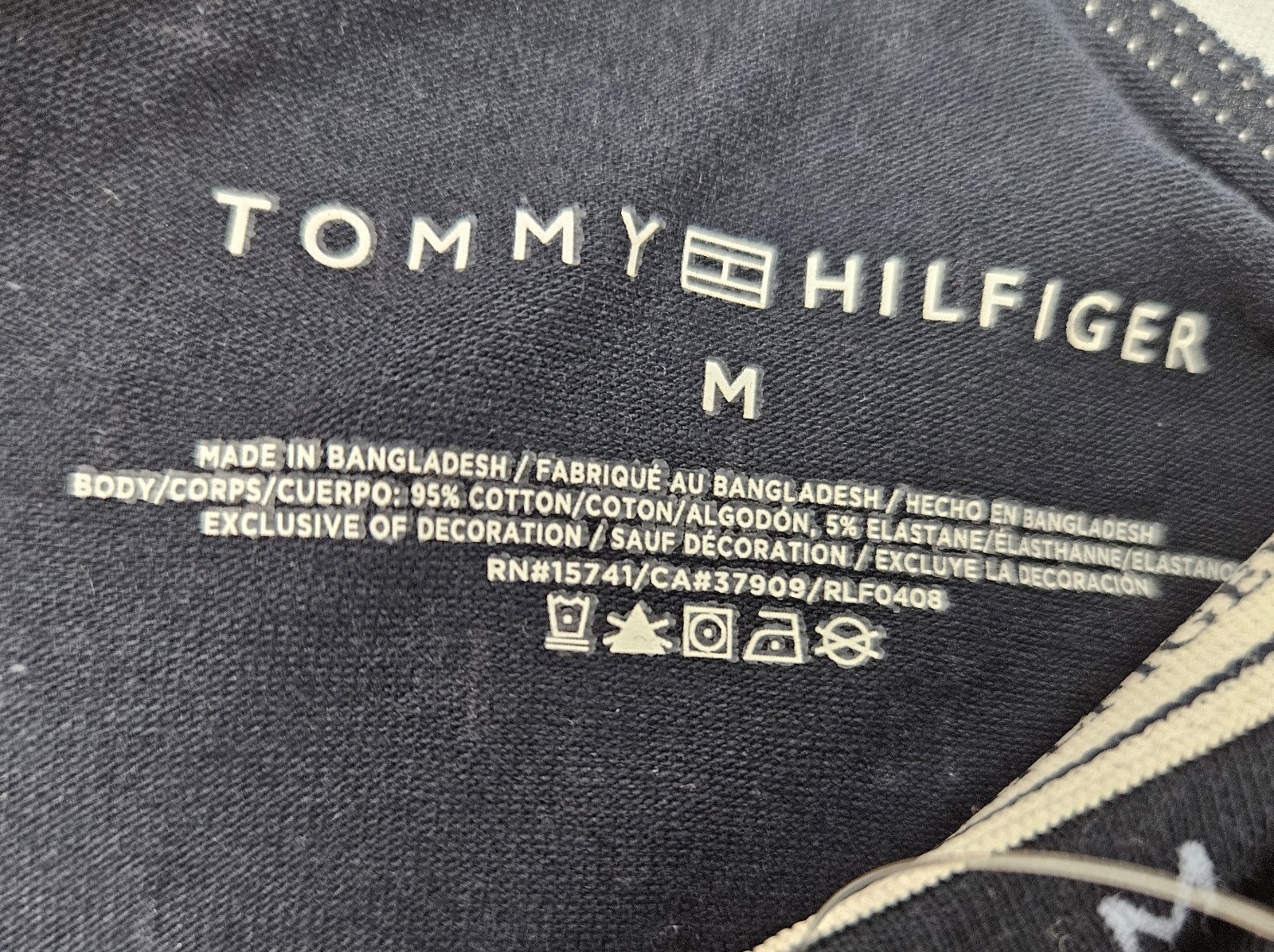 TOMMY HILFIGER 5 Pack Womens M L XL Logo Cotton Boy Shorts Panties Gray Red Blue