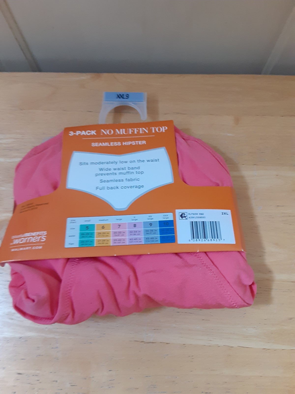 Warner’s Blissful Benefit Woman’s Hipsters (3 Pair) Size XXL (9) NEW WITH TAGS