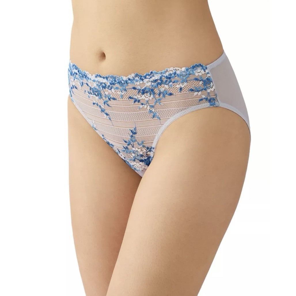 Wacoal M Embrace Lace Hi-Cut Brief Panty! NEW!