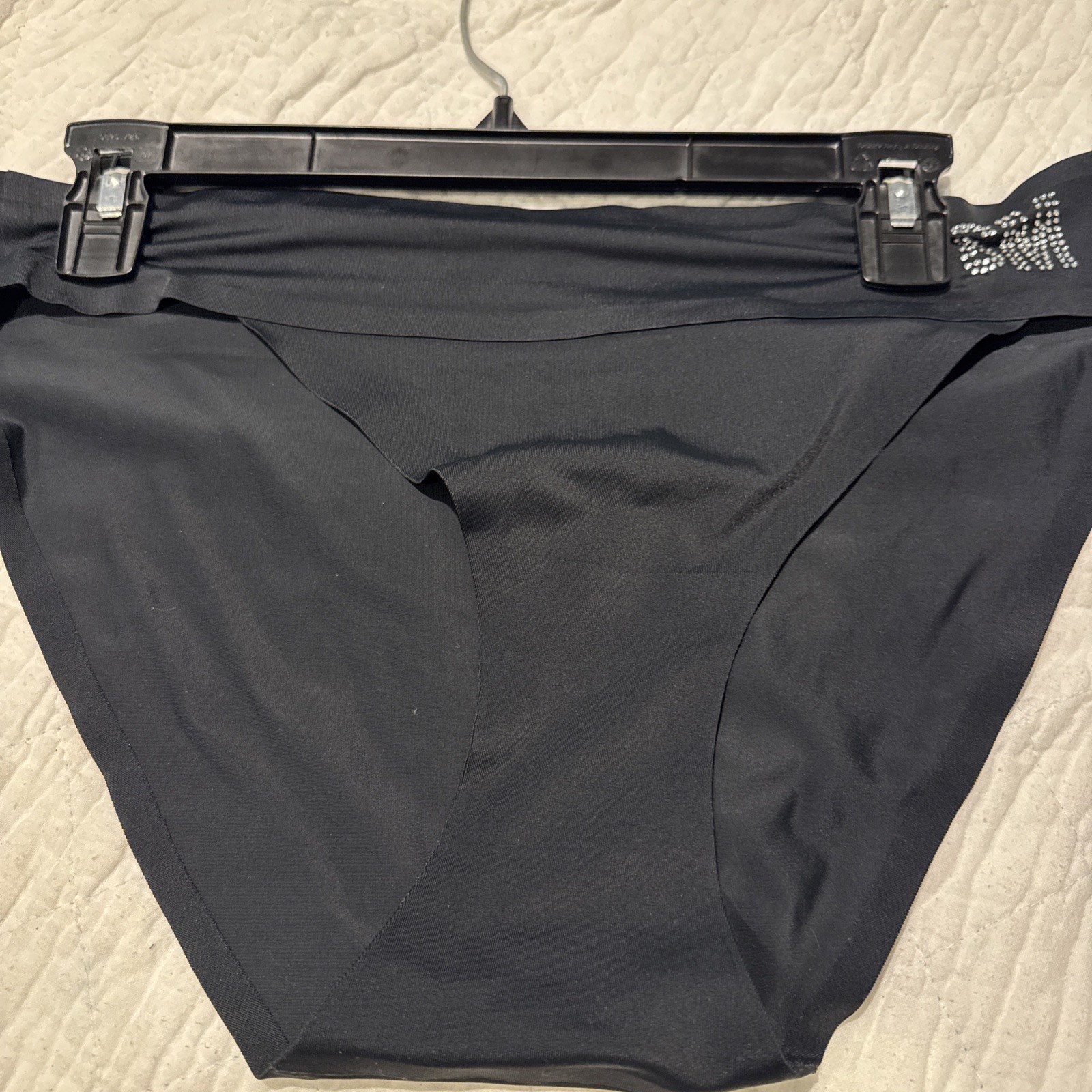 Steve Madden Brief Panties 1 Pack Underwear Size XL Lingerie Bottoms Black