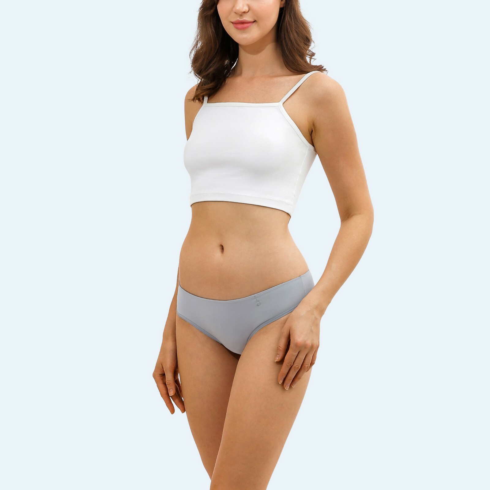 Leak Protection Micro Modal Sporty Ruched Bikini Panty