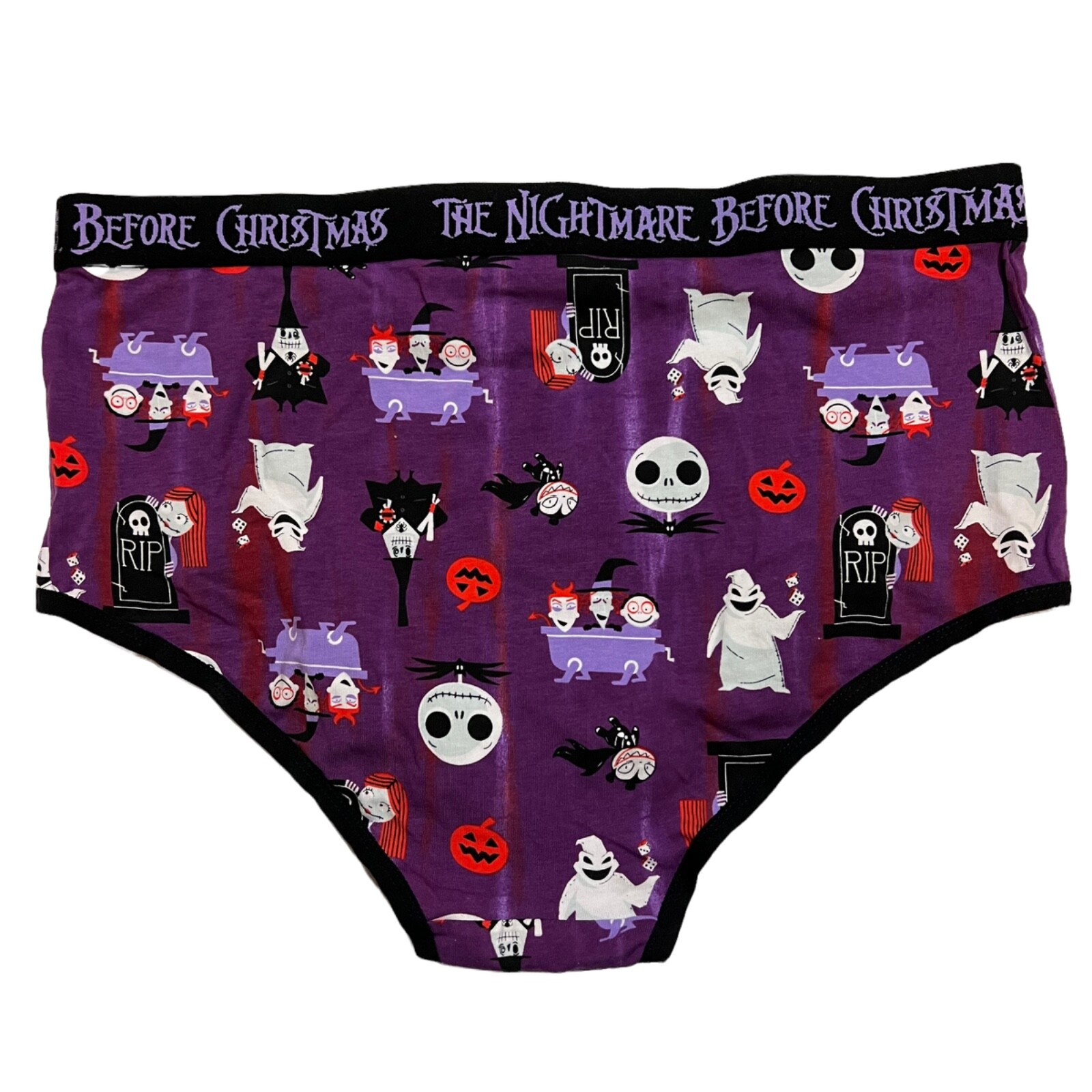 NWT TORRID Nightmare Before Christmas Sexy Brief Pantie Sz 1X-2X-3X-4X Purple