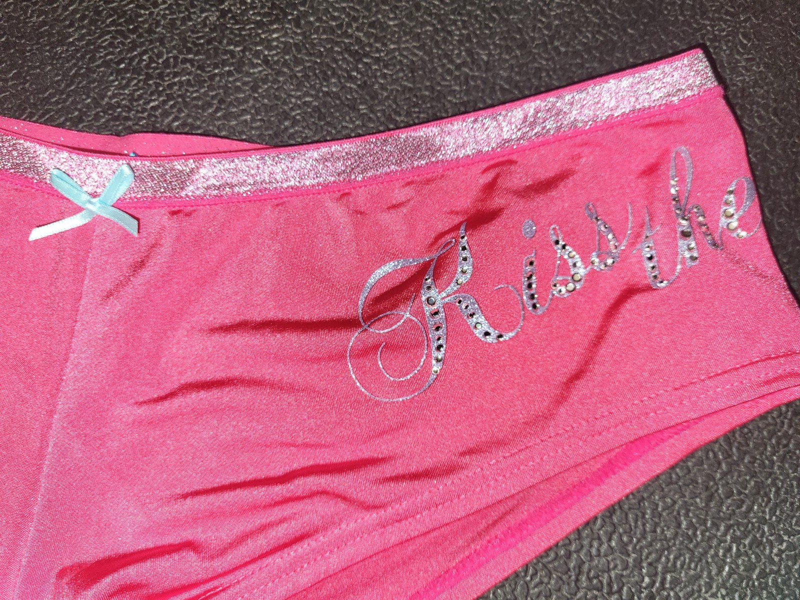 Victorias Secret Sexy Little Things Kiss the Bride Panties Pink Size LG