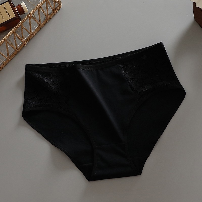 Women Lace Cotton Panties Low Waist Briefs Sexy Underwear Lingerie Intimates New