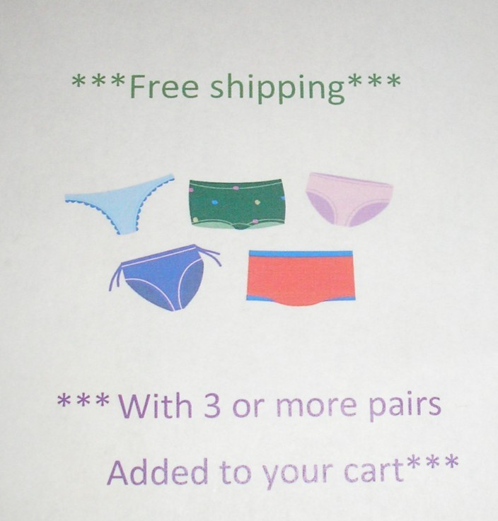 Jockey Soft Touch Lace Trim Blue Bikini Panties Lingerie, Sz 9 XXL Adult Gift