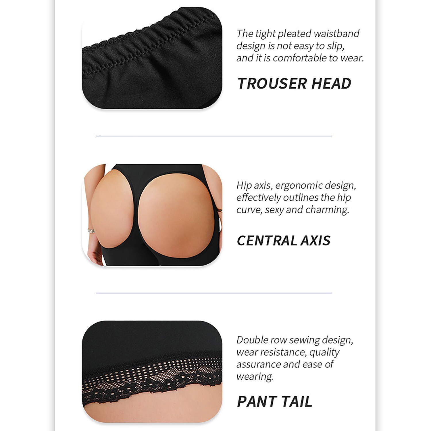 Butt Lifter Panties Fajas Women Tummy Control Shapewear Hip Enhancer Underwear
