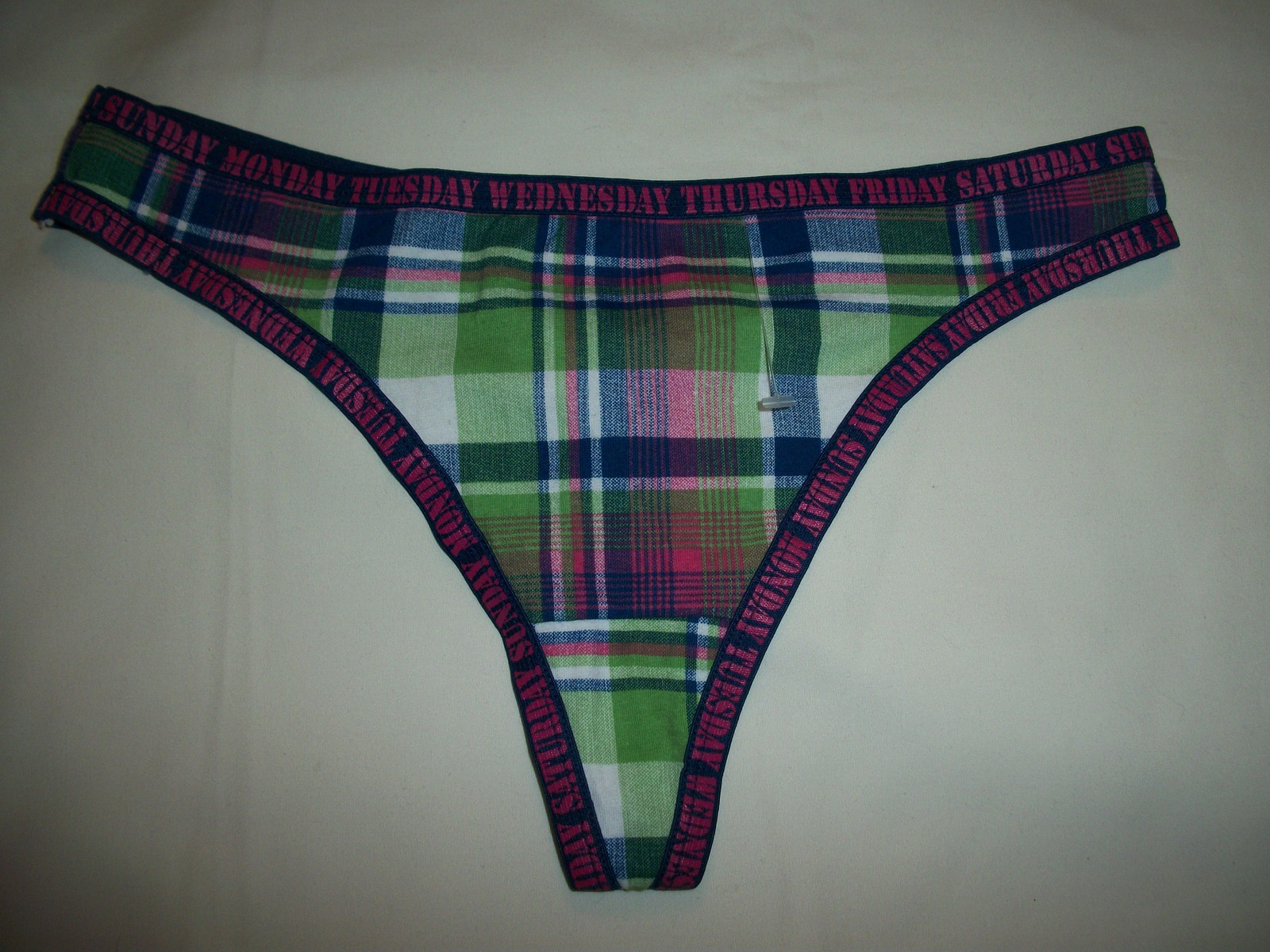 LADIES THONG BRIEF PANTY SIZE 7 / LARGE BY ARIZONA MULTICOLOR NWOT :)