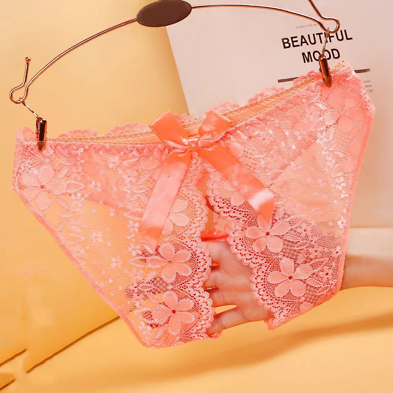 Hot Sale Lady Lace Intimate Sexy Woman Accessories Open Croch Panties