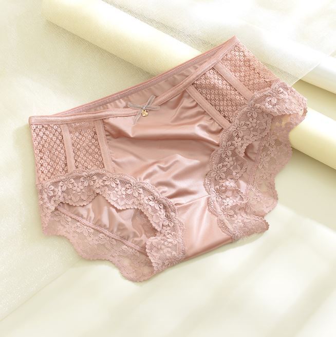 1/6Pack Lot Womens Seamless Silky Satin Panties Briefs Underwear Lady Lingeries*
