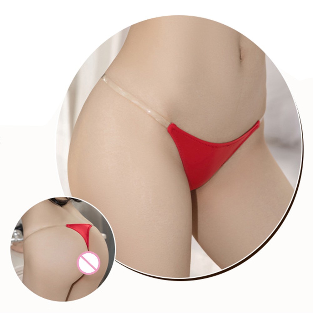 2023 New T-back Thongs G-string Smooth Soft Woman Adjustable Female Glossy