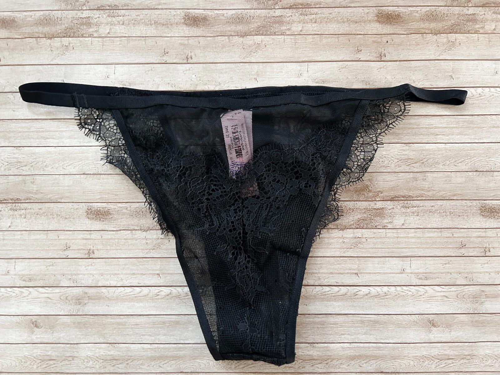 Nwt Victorias Secret Luxe Dream Angels Floral Eyelash Lace Itsy Panty M