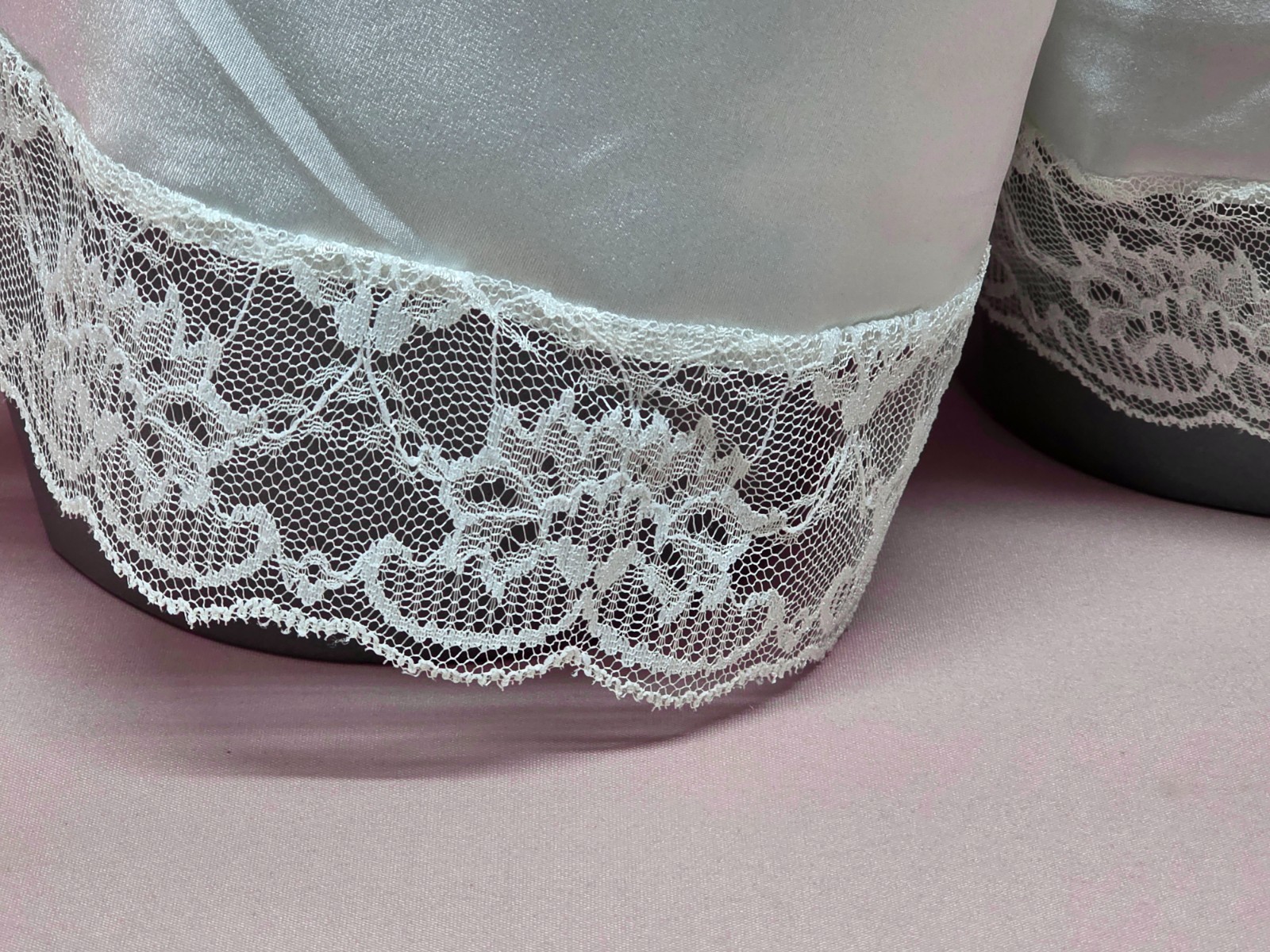 Cami Knickers French Knickers Stunning Soft White Lace Trim Size 26-28″ B20R0024