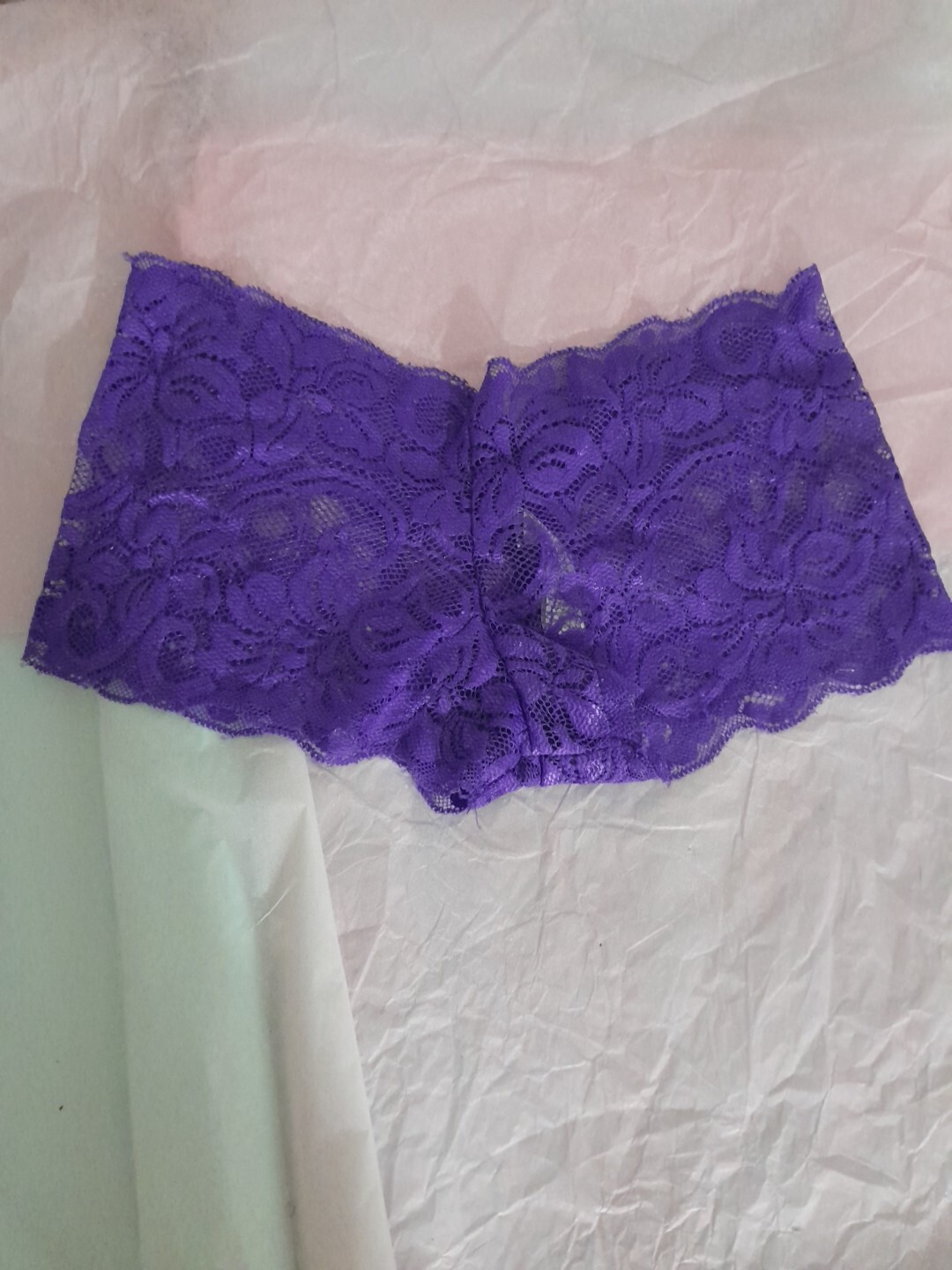 baci lingerie Small Purple Lace Hipster