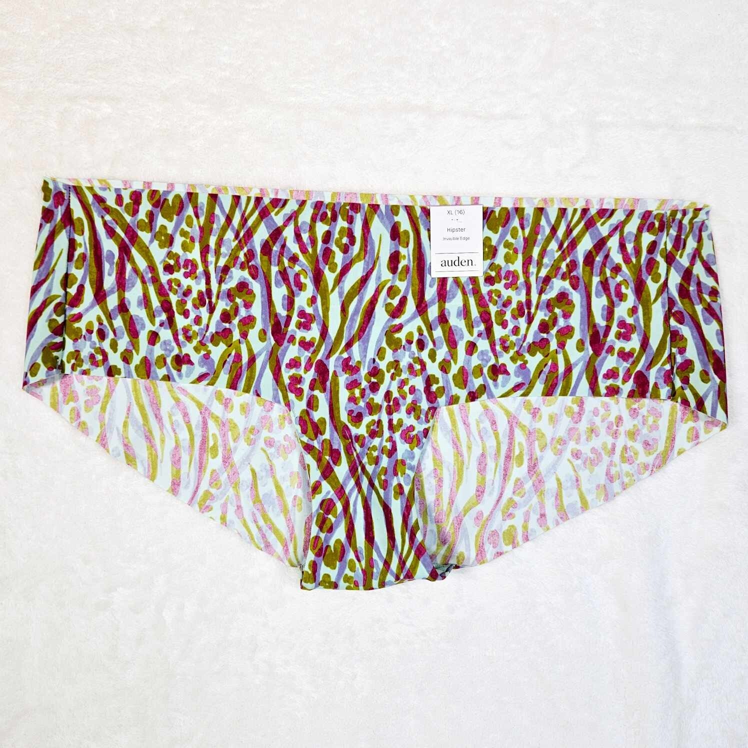 Auden 6pk Assorted Laser Cut Hipster Underwear Womens X-Large Stretch