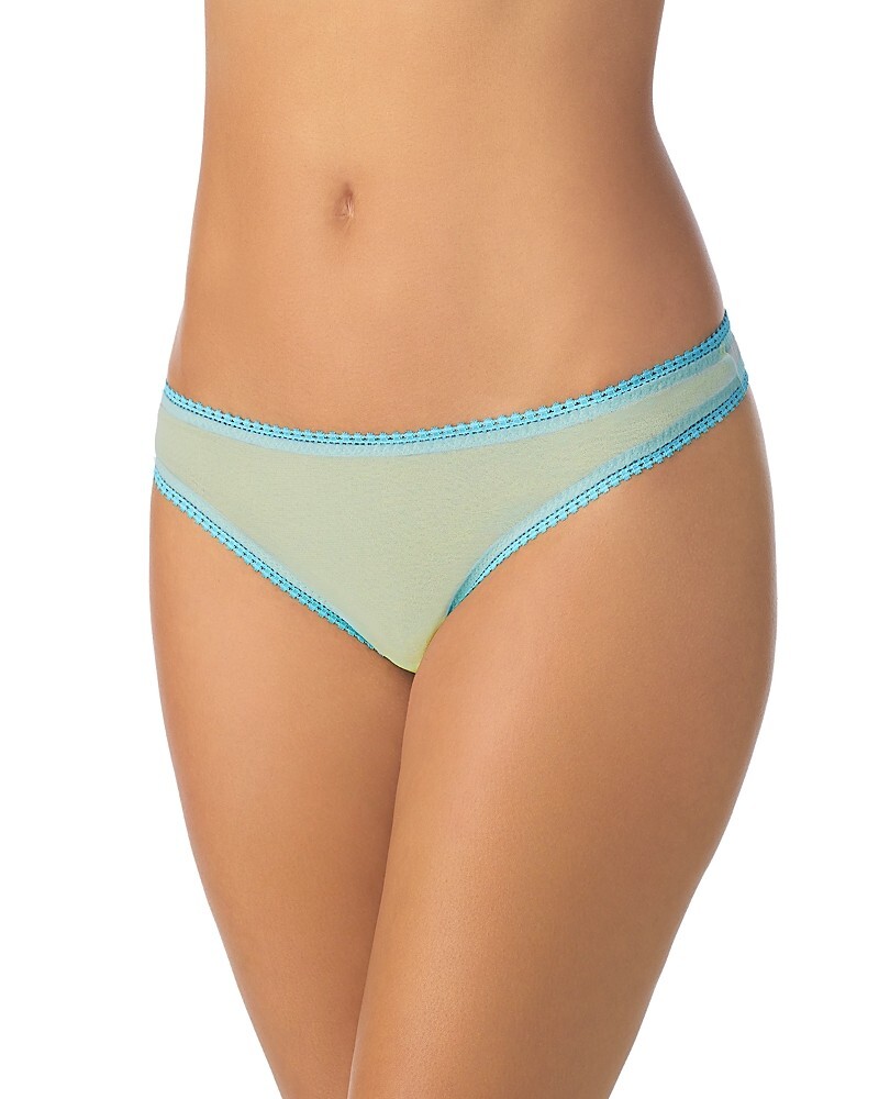 On Gossamer L53661 Green Mesh Hip G-String Hipster Thong Panty Size M/L