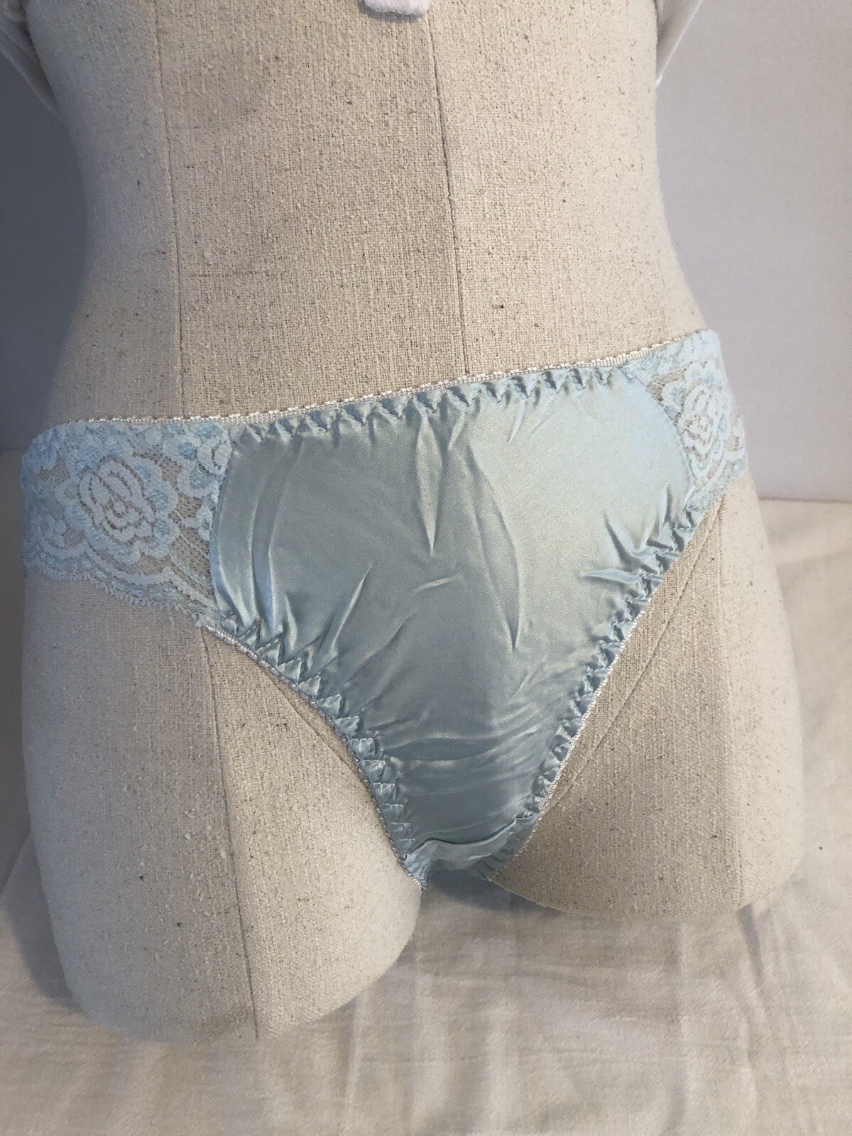 Unique Gift SEXY Womens 100% SILK Lace Bikini Panties Briefs US M